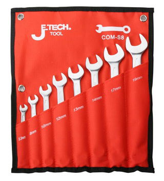 JeTech COM-S8A csillag-villáskulcs készlet, 5.5-19 mm, 8 részes termék fő termékképe