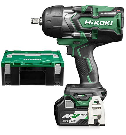 HiKoki WR36DG-WRZ MULTI VOLT akkus ütvecsavarozó (2 x BSL36A18 MULTI VOLT Li-ion akkuval, Hitbox kofferben) termék fő termékképe